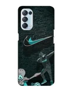 Чехол для OPPO Reno5 4G с картинкой «Спортивный арт Nike» Чехол для OPPO Reno5 4G с картинкой «Спортивный арт Nike»