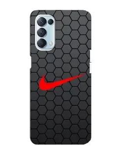 Чехол для OPPO Reno5 4G с картинкой «Nike — карбоновая сетка» Чехол для OPPO Reno5 4G с картинкой «Nike — карбоновая сетка»