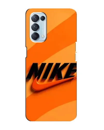 Чехол для OPPO Reno5 4G с картинкой «Оранжевый драйв Nike»