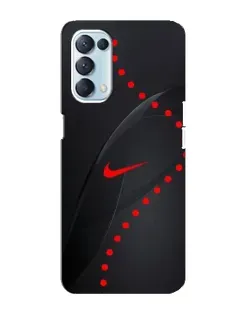 Чехол для OPPO Reno5 4G с картинкой «Абстрактный дизайн Nike» Чехол для OPPO Reno5 4G с картинкой «Абстрактный дизайн Nike»