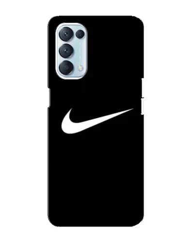 Чехол для OPPO Reno5 4G с картинкой «Минималистический Найк» Чехол для OPPO Reno5 4G с картинкой «Минималистический Найк»