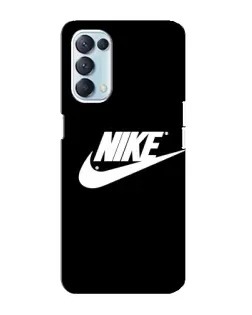 Чехол для OPPO Reno5 4G с картинкой «Мазки краски Nike» Чехол для OPPO Reno5 4G с картинкой «Мазки краски Nike»