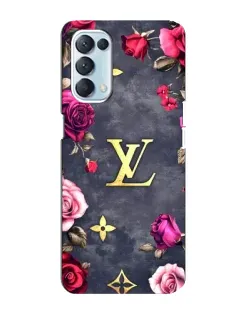Чехол для OPPO Reno5 4G с картинкой «Цветочный Louis Vuitton» Чехол для OPPO Reno5 4G с картинкой «Цветочный Louis Vuitton»