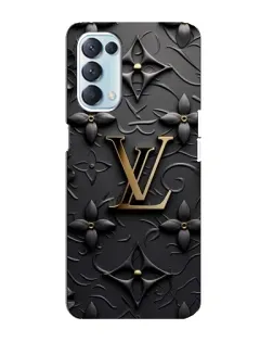 Чехол для OPPO Reno5 4G с картинкой «Кожаная текстура LV»