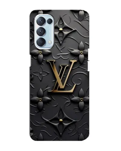 Чехол для OPPO Reno5 4G с картинкой «Кожаная текстура LV»