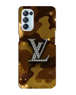 Чехол для OPPO Reno5 4G с картинкой «Камуфляжный Louis Vuitton»