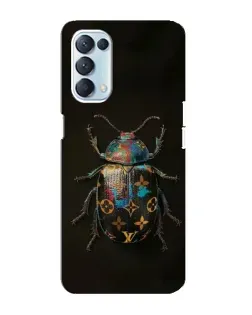 Чехол для OPPO Reno5 4G с картинкой «LV — мраморный принт»