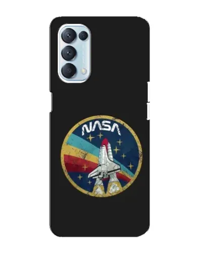 Чехол для OPPO Reno5 4G с картинкой «NASA — эмблема миссии»