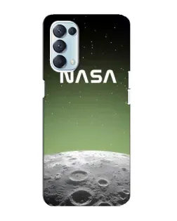 Чехол для OPPO Reno5 4G с картинкой «NASA — лунный градиент» Чехол для OPPO Reno5 4G с картинкой «NASA — лунный градиент»
