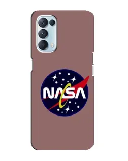 Чехол для OPPO Reno5 4G с картинкой «NASA — ретро космос» Чехол для OPPO Reno5 4G с картинкой «NASA — ретро космос»