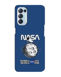 Чехол для OPPO Reno5 4G с картинкой «NASA — лунная миссия» Чехол для OPPO Reno5 4G с картинкой «NASA — лунная миссия»