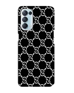 Чехол для OPPO Reno5 4G с картинкой «Gucci — сетчатый паттерн»