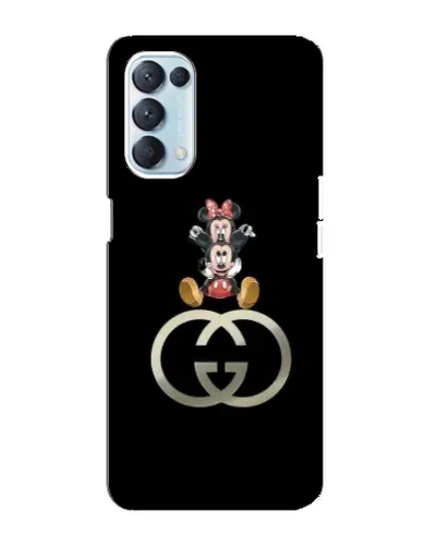 Чехол для OPPO Reno5 4G с картинкой «Минни Маус на лого» Чехол для OPPO Reno5 4G с картинкой «Минни Маус на лого»