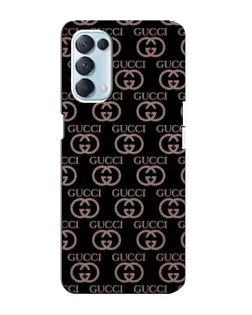 Чехол для OPPO Reno5 4G с картинкой «Классическая монограмма Gucci»