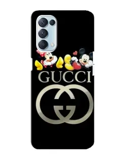 Чехол для OPPO Reno5 4G с картинкой «Gucci — герои Disney»