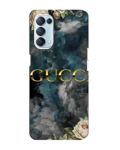 Чехол для OPPO Reno5 4G с картинкой «Абстрактные цветы Gucci» Чехол для OPPO Reno5 4G с картинкой «Абстрактные цветы Gucci»