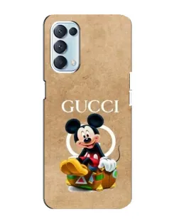 Чехол для OPPO Reno5 4G с картинкой «Микки Маус Gucci — крафт»