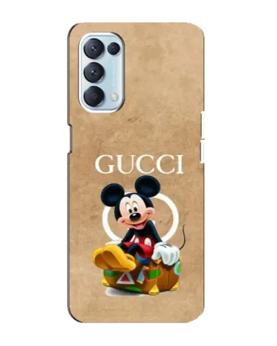 Чехол для OPPO Reno5 4G с картинкой «Микки Маус Gucci — крафт» Чехол для OPPO Reno5 4G с картинкой «Микки Маус Gucci — крафт»