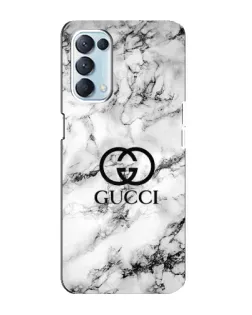 Чехол для OPPO Reno5 4G с картинкой «Gucci — мраморный шик»