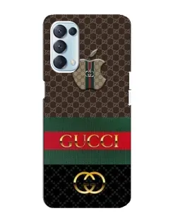 Чехол для OPPO Reno5 4G с картинкой «Gucci — брендированный десерт»