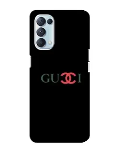 Чехол для OPPO Reno5 4G с картинкой «Gucci — красный градиент»