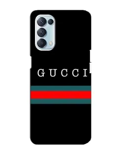 Чехол для OPPO Reno5 4G с картинкой «Gucci — красный пояс»