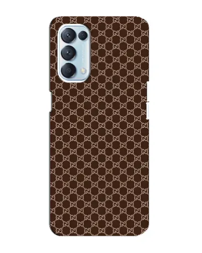 Чехол для OPPO Reno5 4G с картинкой «Gucci — шоколадная сетка» Чехол для OPPO Reno5 4G с картинкой «Gucci — шоколадная сетка»