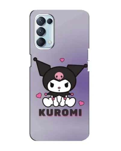 Чехол для OPPO Reno5 4G с картинкой «Kuromi — фиолетовый арт» Чехол для OPPO Reno5 4G с картинкой «Kuromi — фиолетовый арт»