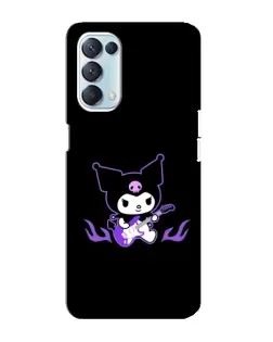 Чехол для OPPO Reno5 4G с картинкой «Электрическая Kuromi»