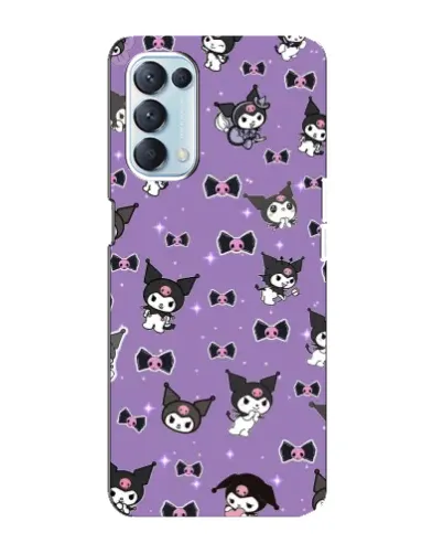 Чехол для OPPO Reno5 4G с картинкой «Kuromi — паттерн» Чехол для OPPO Reno5 4G с картинкой «Kuromi — паттерн»