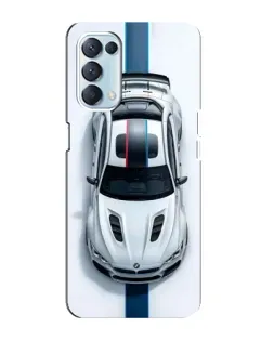 Чехол для OPPO Reno5 4G с картинкой «Вид сверху — BMW M»