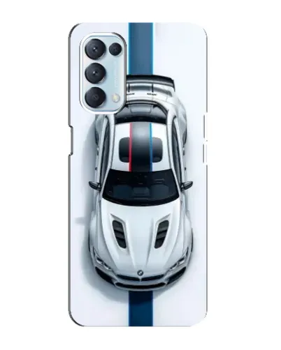 Чехол для OPPO Reno5 4G с картинкой «Вид сверху — BMW M»