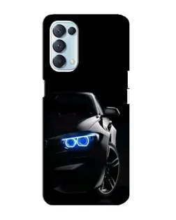 Чехол для OPPO Reno5 4G с картинкой «BMW — ночной взгляд»