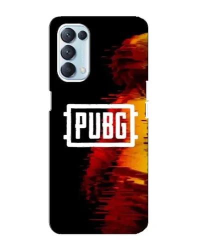 Чехол для OPPO Reno5 4G с картинкой «Яркий логотип PUBG»