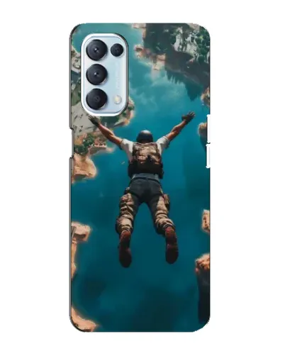 Чехол для OPPO Reno5 4G с картинкой «PUBG — свободное падение»