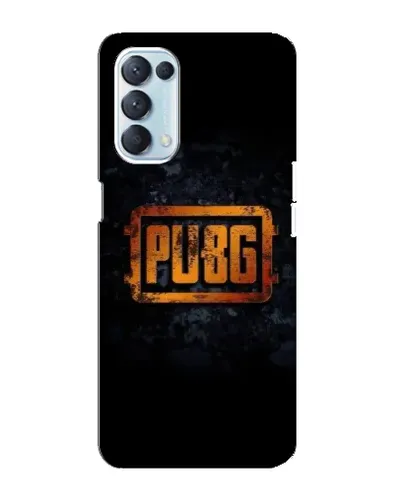 Чехол для OPPO Reno5 4G с картинкой «PUBG — золотой логотип»