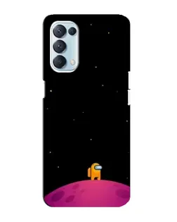 Чехол для OPPO Reno5 4G с картинкой «Одинокий герой на планете» Чехол для OPPO Reno5 4G с картинкой «Одинокий герой на планете»