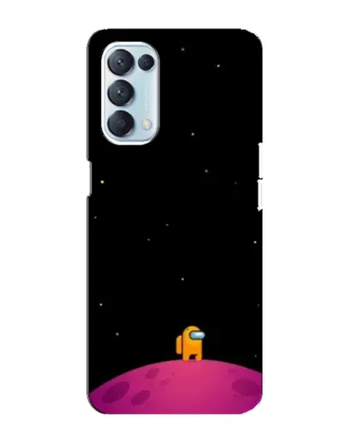 Чехол для OPPO Reno5 4G с картинкой «Одинокий герой на планете» Чехол для OPPO Reno5 4G с картинкой «Одинокий герой на планете»