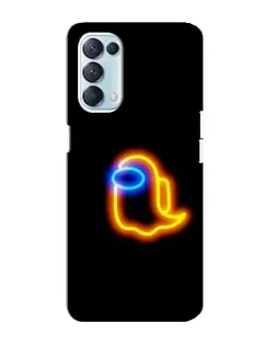 Чехол для OPPO Reno5 4G с картинкой «Among Us неоновое сияние» Чехол для OPPO Reno5 4G с картинкой «Among Us неоновое сияние»