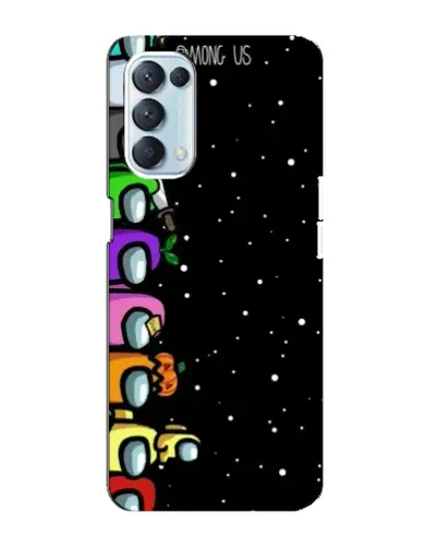 Чехол для OPPO Reno5 4G с картинкой «Команда Among Us» Чехол для OPPO Reno5 4G с картинкой «Команда Among Us»