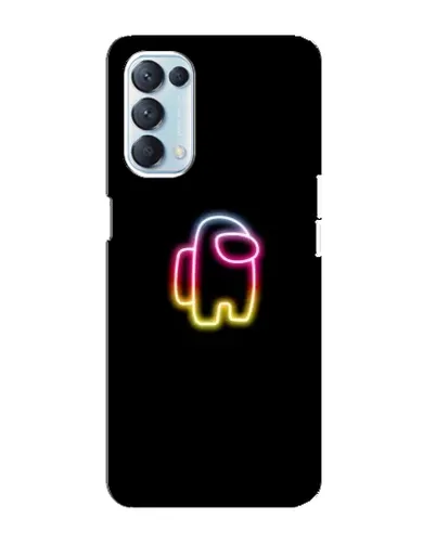 Чехол для OPPO Reno5 4G с картинкой «Among Us градиент» Чехол для OPPO Reno5 4G с картинкой «Among Us градиент»