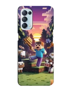 Чохол для OPPO Reno5 4G з картинкою «Стів на фермі» Чохол для OPPO Reno5 4G з картинкою «Стів на фермі»