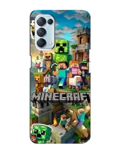 Чехол для OPPO Reno5 4G с картинкой «Замок Minecraft» Чехол для OPPO Reno5 4G с картинкой «Замок Minecraft»