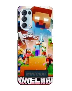 Чехол для OPPO Reno5 4G с картинкой «Minecraft герои игры» Чехол для OPPO Reno5 4G с картинкой «Minecraft герои игры»