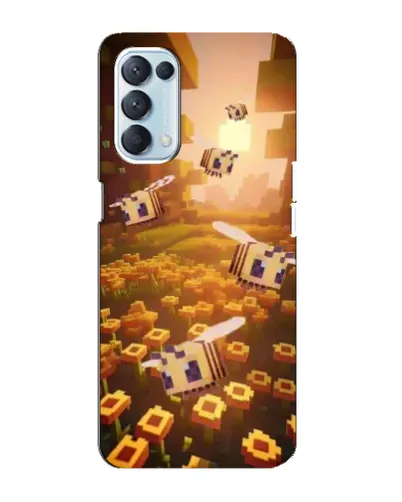 Чехол для OPPO Reno5 4G с картинкой «Поле подсолнухов»