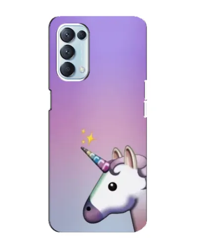 Чехол для OPPO Reno5 4G с картинкой «Единорог градиент» Чехол для OPPO Reno5 4G с картинкой «Единорог градиент»