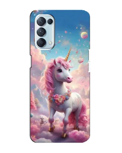 Чехол для OPPO Reno5 4G с картинкой «Единорог среди облаков» Чехол для OPPO Reno5 4G с картинкой «Единорог среди облаков»