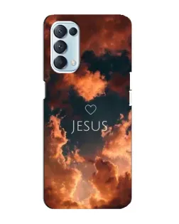 Чохол для OPPO Reno5 4G з картинкою «Сяйво Імені Jesus»