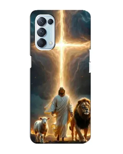 Чехол для OPPO Reno5 4G с картинкой «Лев Иуды и Свет» Чехол для OPPO Reno5 4G с картинкой «Лев Иуды и Свет»