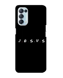 Чехол для OPPO Reno5 4G с картинкой «Точки веры J.E.S.U.S.»